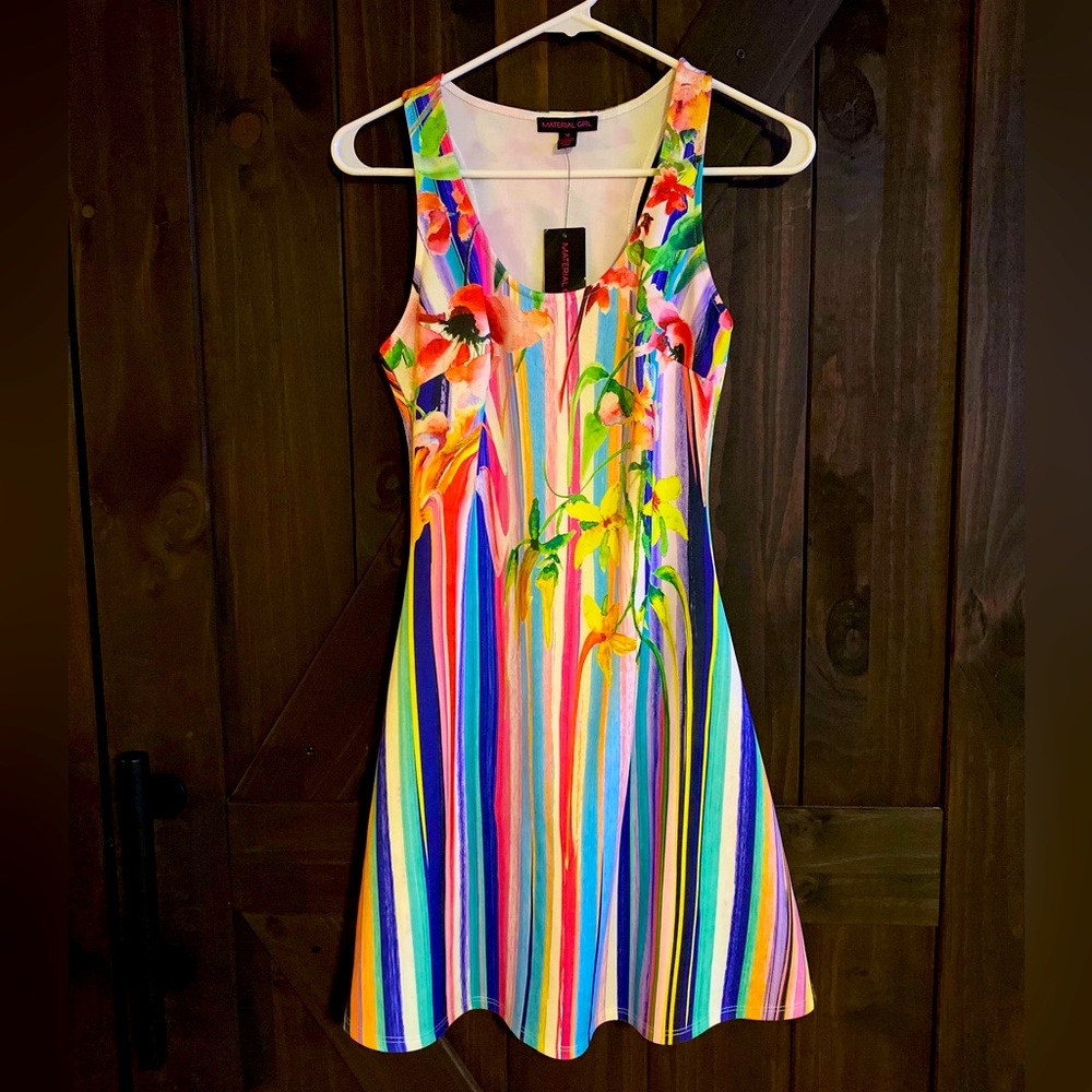 Multicolor Mini Dress 👗